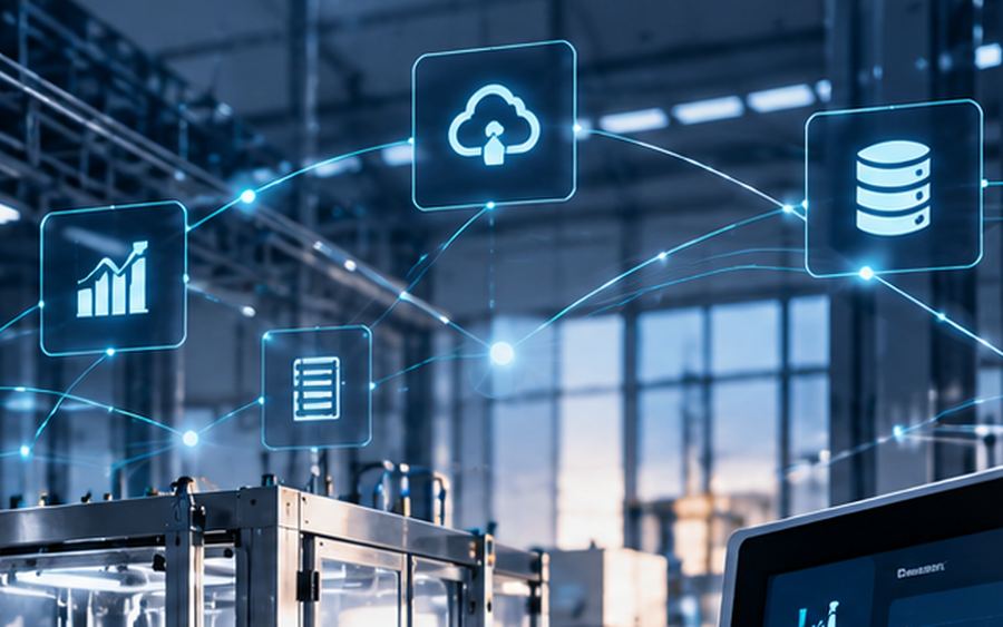 Sistemas conectados a uma camada central de dados